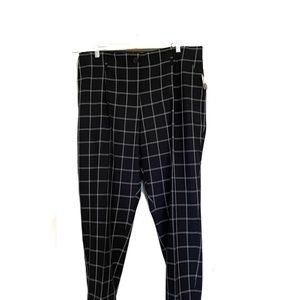 NWT black plaid pants